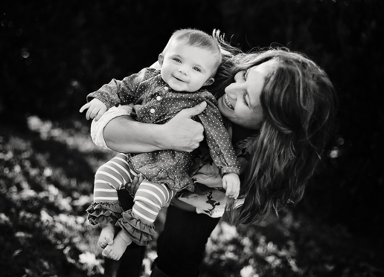 photographing mom and baby