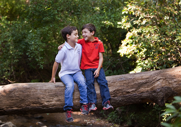 photographing brothers in North Carolina mountains