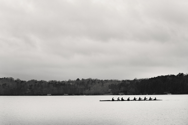 Lake Lanier rowing fine art